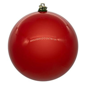 Vickerman N591239DPV Vickerman - 4.75 in Bittersweet Pearl Ball UV Outdoor Christmas Ornament - 4 Pack 