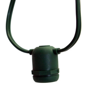 Vickerman V47G165 330' Green Patio String Light with E26 Sockets