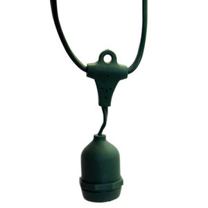 Vickerman V47G167 330' Green Patio String Light with E26 Sockets