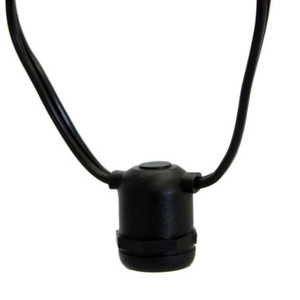 Vickerman V47K050 Black 100' Patio String Light with E26 Sockets