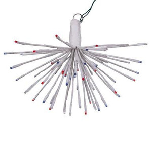 Vickerman X21W095T Vickerman - 16 Inch 80-Light Outdoor Blue LED Starburst Christmas Light 