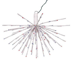 Vickerman X21W195 Vickerman - 24 Inch 160-Light Outdoor Blue LED Starburst Christmas Light 