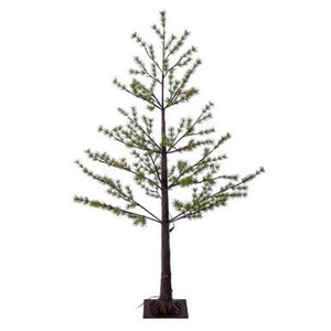 Vickerman X220650 Vickerman - 5 ft Green Pine Artificial Christmas Tree - Warm White LED 