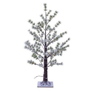 Vickerman X220718 Vickerman - 3 ft Green Pine Artificial Christmas Tree - Warm White LED 