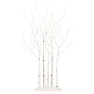 Vickerman X221540 Vickerman - 4 ft White Leafless Artificial Christmas Tree - Warm White LED 