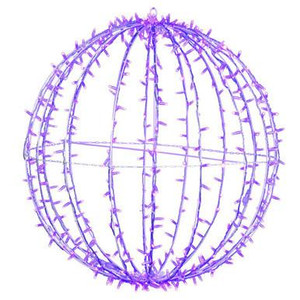 Vickerman X40LED06 Vickerman - 40 Inch 480-Light Outdoor Purple LED Light Sphere 