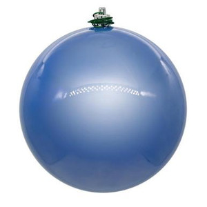 Vickerman N591529DPV Vickerman - 6 in Periwinkle Pearl Ball UV Outdoor Christmas Ornament - 4 Pack 