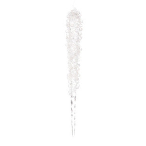 EH251311 Vickerman - 11 in Clear Icicle Christmas Ornament - 3 Pack
