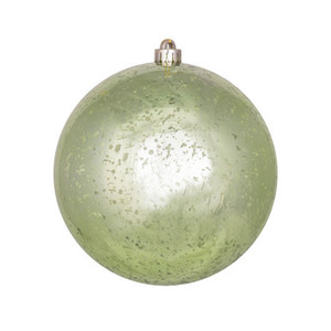 M166654D Vickerman - 8 in Celadon Shiny Mercury Ball Christmas Ornament