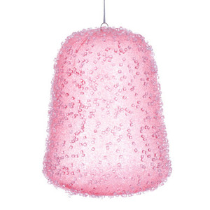 MC254279W Vickerman - 8 in Pink Gum Drop Christmas Ornament