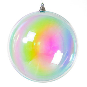 MC255632W Vickerman - 12 in Baby Blue Ball Christmas Ornament