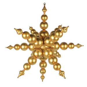 MT257808UV Vickerman - 39 in Gold Candy Finial UV Outdoor Christmas Ornament