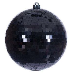 N233417D Vickerman - 8 in Black Ball Christmas Ornament