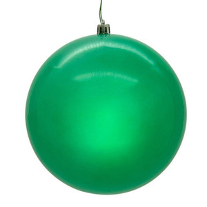 N591542DPVL Vickerman - 6 in Teal Pearl Seamless Ball UV Outdoor Christmas Ornament - 4 Pack