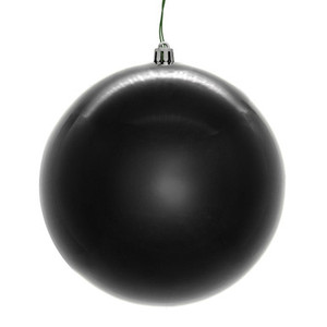 N592017DPVL Vickerman - 8 in Black Pearl Seamless Ball UV Outdoor Christmas Ornament