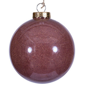 RV231845 Vickerman - 6 in Mauve Ball Christmas Ornament - 2 Pack