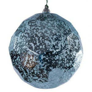 Vickerman MC240232 Vickerman - 6 in Baby Blue Honeycomb Mercury Ball Christmas Ornament - 2 Pack 