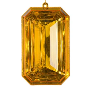 MT233008 Vickerman - 8 in Gold Jewel Glitter Novelty Christmas Ornament - 2 Pack