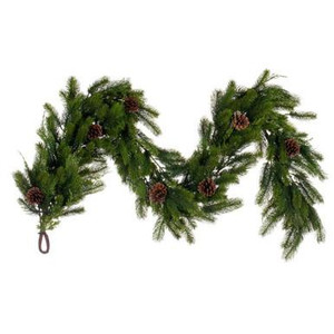 Vickerman EH232312 Vickerman - 6 ft Green Christmas Garland - Unlit 
