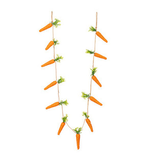 FPQ243570 Vickerman - 72 in. Orange Carrot Christmas Garland - Unlit