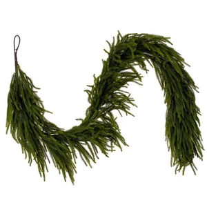 RS240430 Vickerman - 63 in. Green Christmas Garland - Unlit