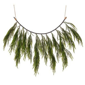 Vickerman RS240436 Vickerman - 36 in. Green Christmas Garland - Unlit 