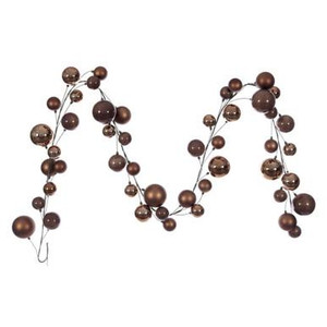 Vickerman N250376 Vickerman - 10 ft Mocha Christmas Garland - Unlit 