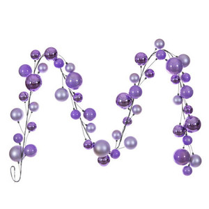 N250386 Vickerman - 10 ft Lavender Christmas Garland - Unlit