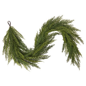 RY250180 Vickerman - 72 in. Green Christmas Garland - Unlit