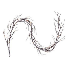 Vickerman X250606LED Vickerman - 6 ft Brown Christmas Garland - Pre-Lit LED 