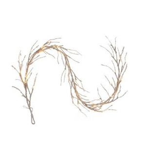 Vickerman X250706LED Vickerman - 6 ft Champagne Christmas Garland - Pre-Lit LED 