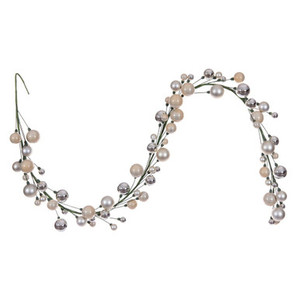 N250143 Vickerman - 6 ft Oat Christmas Garland - Unlit