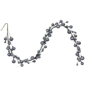 Vickerman N250187 Vickerman - 6 ft Pewter Christmas Garland - Unlit 