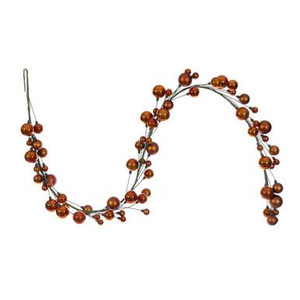 Vickerman N250188 Vickerman - 6 ft Copper Christmas Garland - Unlit 