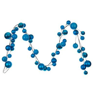 Vickerman N250312 Vickerman - 10 ft Turquoise Christmas Garland - Unlit 