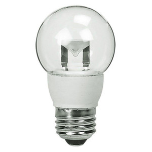  TCP LED4E26G1627K 4W LED G16 Clear Globe 2700K 