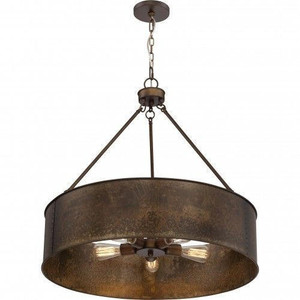 Nuvo Lighting Nuvo 60-5895 Weathered Brass 5 Light Ceiling Mount Fixture 