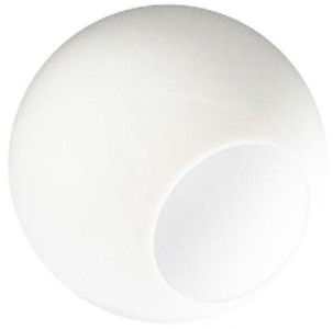 Incon Lighting 30" White Acrylic Lamp Post Fixture Light Globe Neckless 