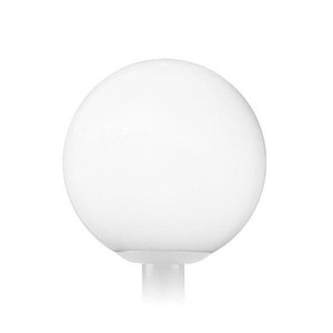 Incon Lighting Incon 81811-INC-NL White Pole Mount Light with 18" White Globe 