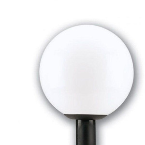 Incon Lighting Incon 81815-27LED-40K 27W LED Black Pole Mount Light with 18" White Globe 