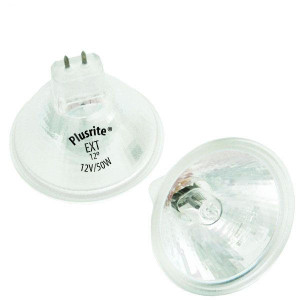  Plusrite EXT 12 Degree 12V/50W MR16 50MR16/SP Halogen Light Bulb 