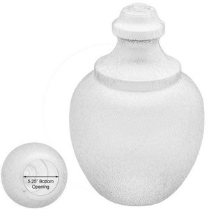American Made Replacement Clear 16 Inch Outdoor Polycarbonate Post Light Acorn