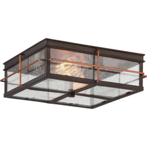 Nuvo Lighting Nuvo 60-5834 Bronze with Copper 2 Light Ceiling Mount Fixture 