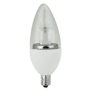  TCP LED5E12B1150K 5W LED B11 Clear Blunt Tip 5000K 