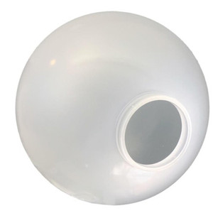 LBS Lighting Replacement Frost 16"  Plastic Post Top Globe Cover with 6" Lip Neck 