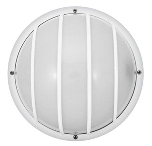 Incon Lighting 23W LED Bulkhead White Dual Mount Outdoor 10" Grill Lens Fixture 3000K 