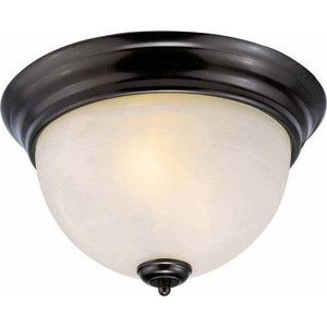 Volume Lighting Volume V7614-79 Troy 3-light Antique Bronze Semi-Flush Ceiling Mount 