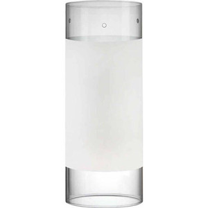 Volume Lighting Volume GS-306 Replacement 8" White with Clear Edge Glass Shade 