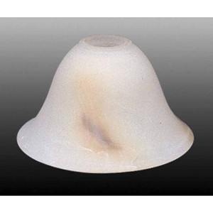 Volume Lighting Volume GS-185 Replacement 4 3/4" Bell Dome-shaped Hand-Painted Marble Glass Shade 