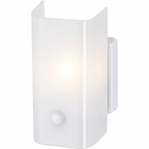 Volume V1901-6 - Simple White U-Bend Opal Glass Wall Sconce